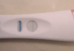 La línea de evaporación en las pruebas de embarazo