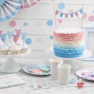 Gender reveal party decoración