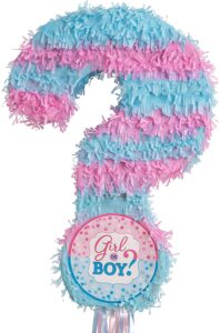 Gender reveal party piñata